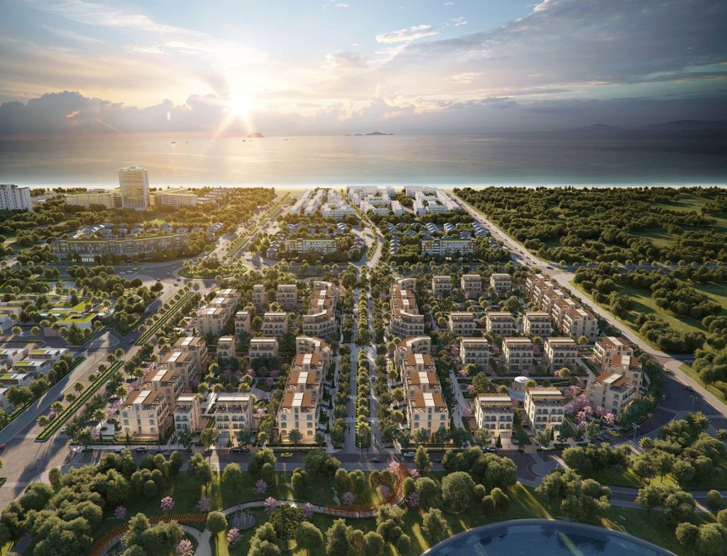 Palm Garden Shop Villas Phu Quoc phoi canh tong the