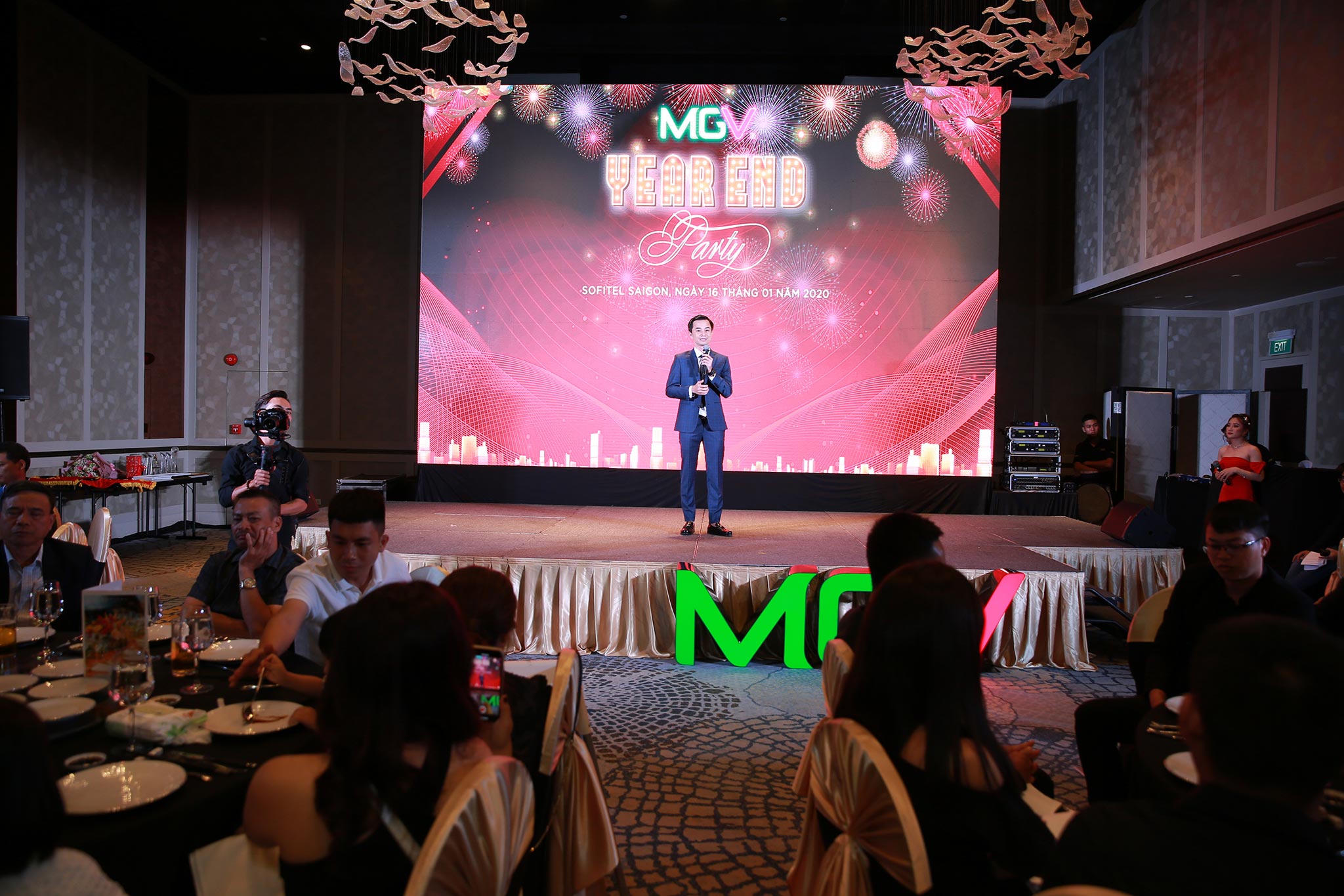 Tổng giám đốc MGV phát biểu