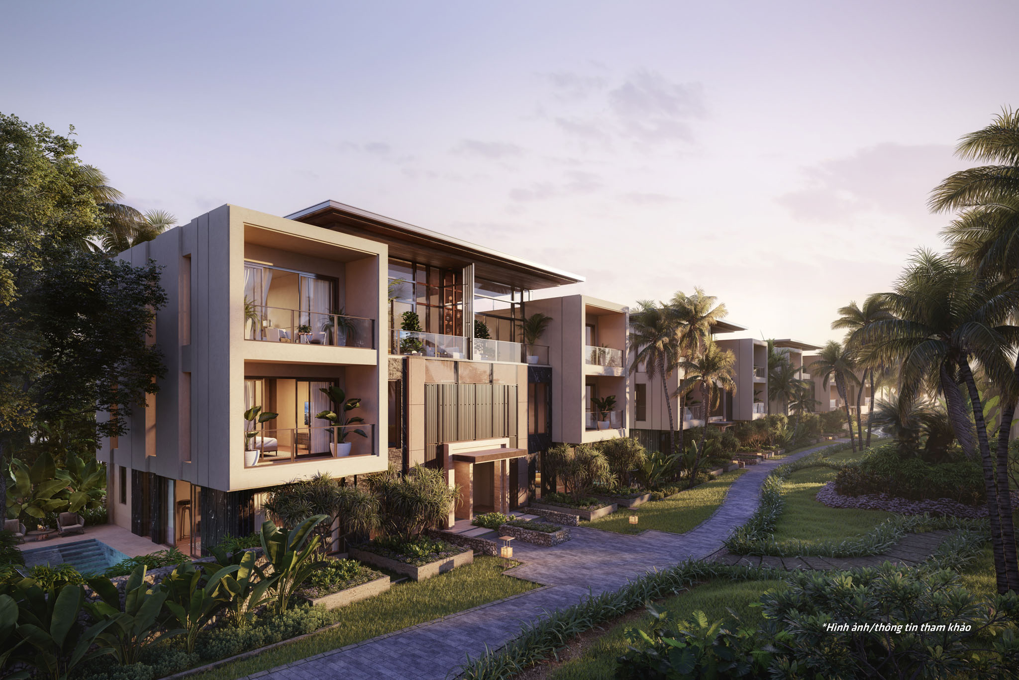 InterContinental Ha Long - Phoi canh Garden villas