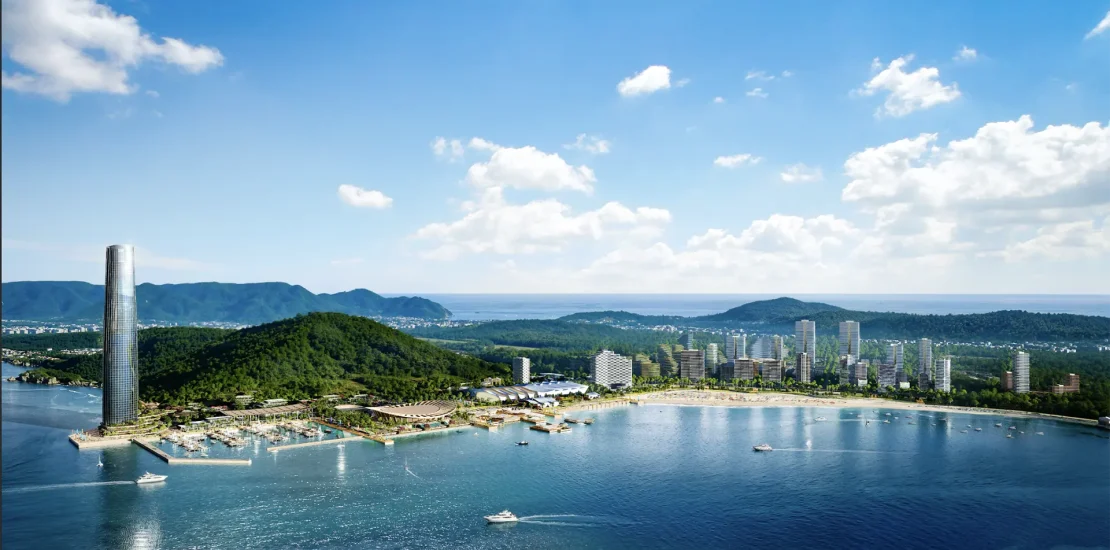 Phối cảnh khu tổ hợp đa chức năng APEC Phú Quốc 2027